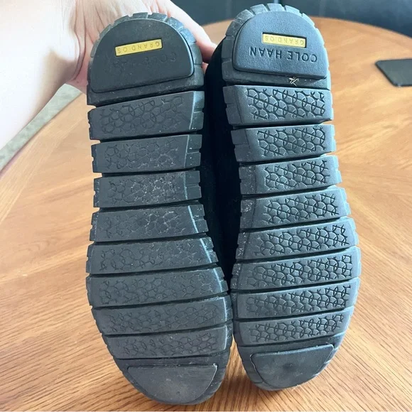 Cole Haan | Zerogrand Black Suede Wingtip Oxford Sneaker Women’s 10 - Picture 8 of 10